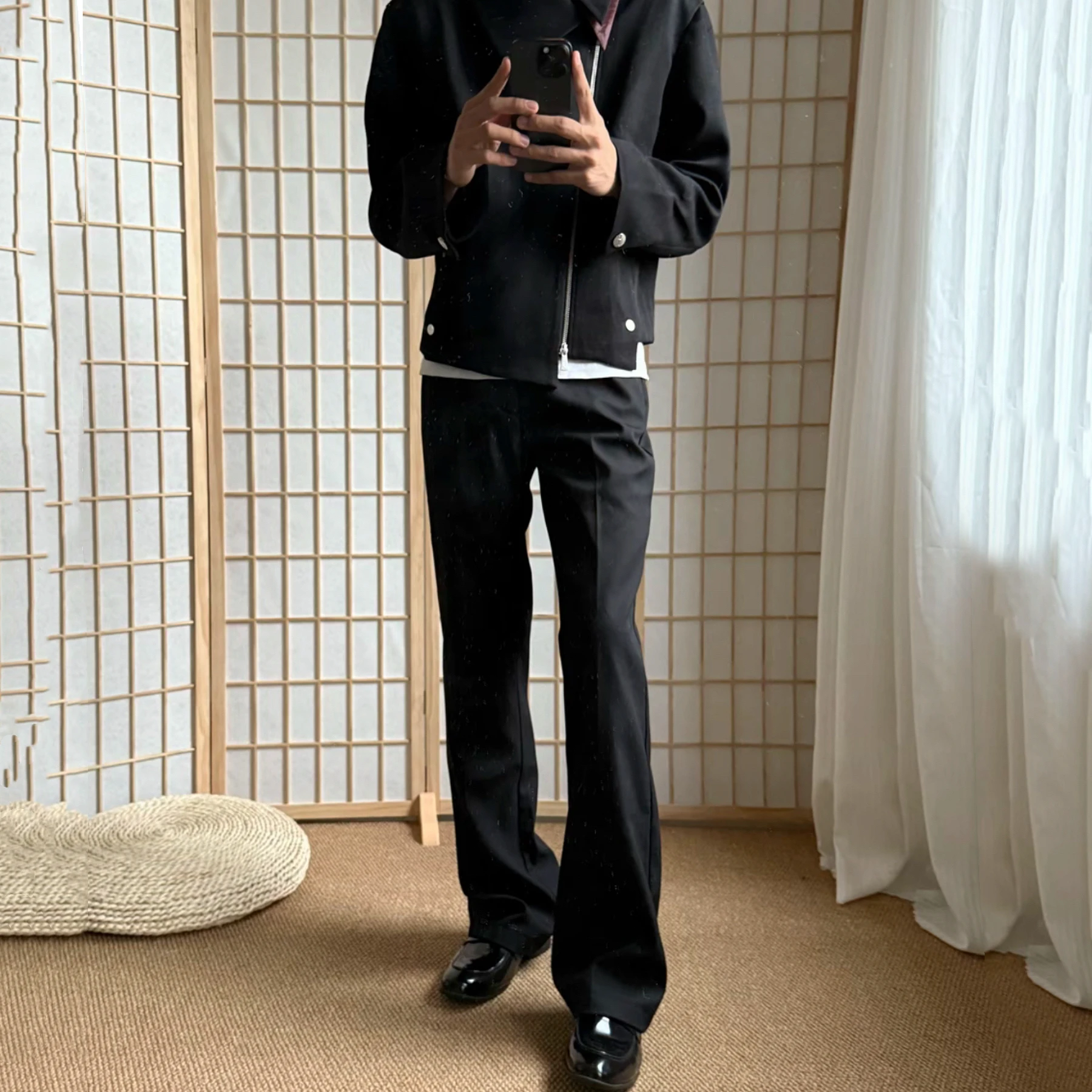 

Брюки Cleanfit Style Commute Slim Fit с расклешенными штанинами и эффектом удлинения ног, унисекс, из ткани TR, не мнущиеся, длинные