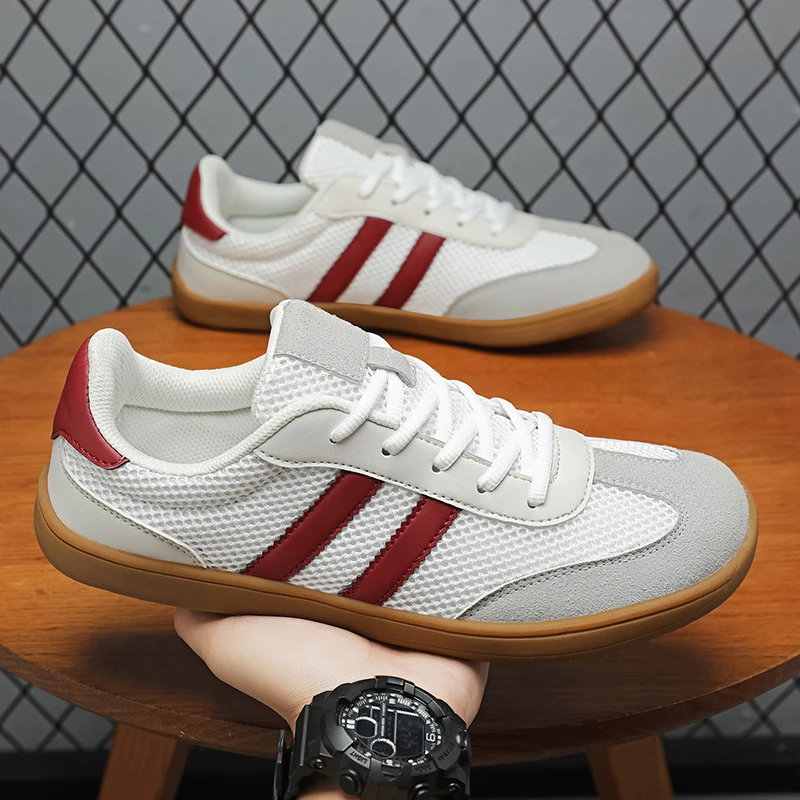 

New Wide-toe Men's Shoes Casual Soft Sole Wide-Toe Shoes Walking Sneakers Breathable Mesh Comfortable Barefoot Shoes Big Size 48