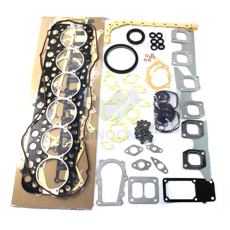 24v FE6T FE6 Engine Overhauling Gasket Kit Replacement for Nissan UD Trucks Bus HC Forklifts Excavator Parts w/ 3 Month Warranty