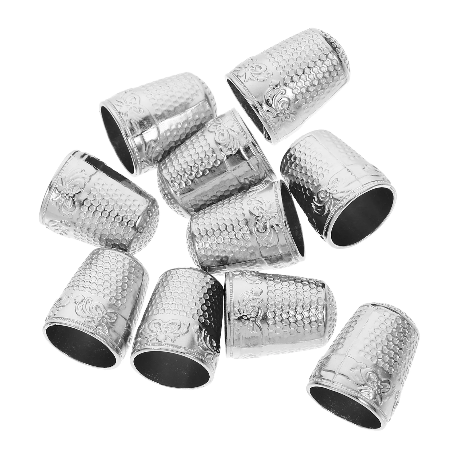 

10 Pcs Sewing Finger Guard Convenient Thimble Protector Protective Case Diy Thimbles Iron Cots for
