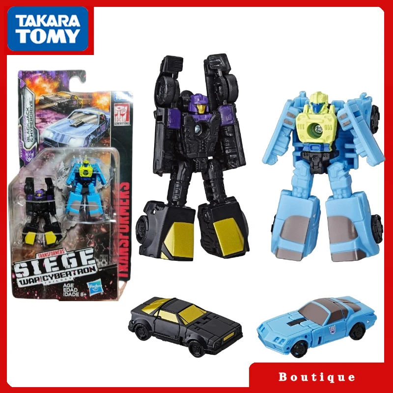 In Stock Takara Tomy Transformers War for Cybertron:Siege WFC-S32 Blackjack&Hyperdrive Figures Collectible Gifts Classic Hobbies