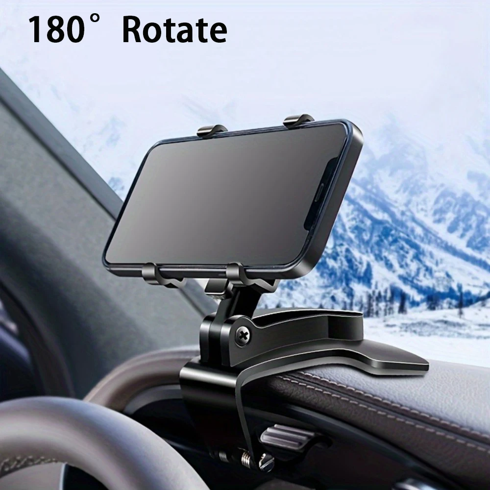 

Автомобильный держатель для телефона, многофункциональный универсальный автомобильный держатель для приборной панели для iPhone, Samsung, GPS, кронштейн, поворот на 180 градусов, аксессуары
