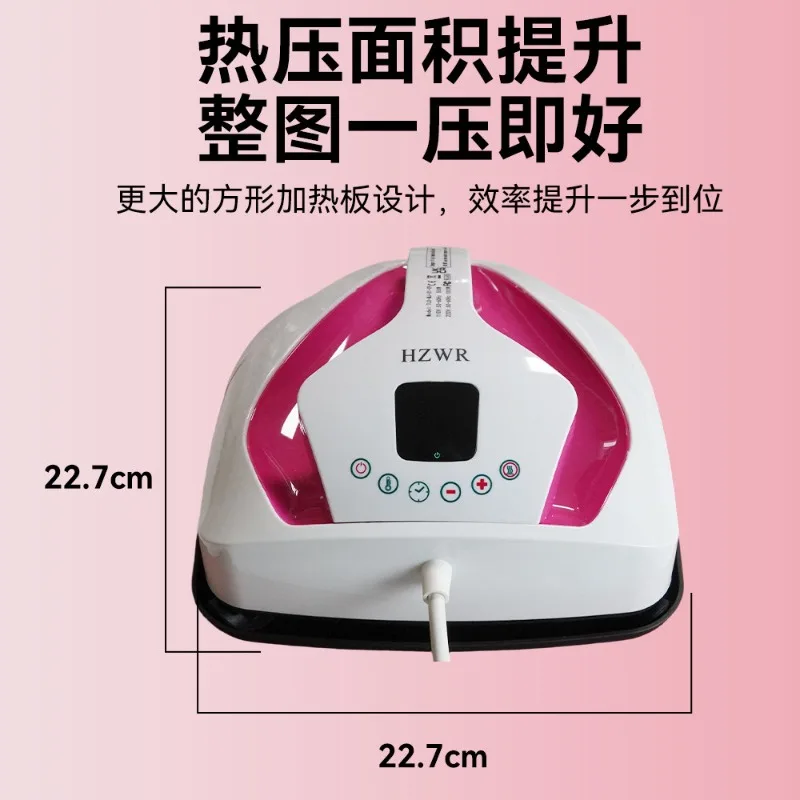 Heat Transfers Printing Equipment Portable Handheld Hot Stamping Press Fuse Beads Small Home Ironing Machine DIY TShirt Patterns