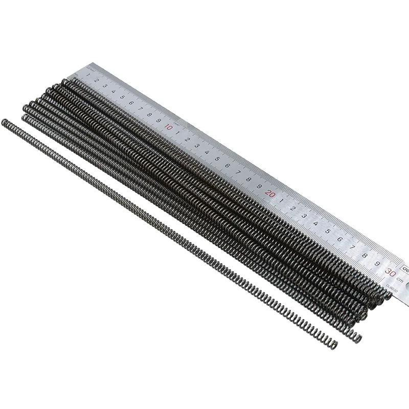 2pcs Y-type Compression Spring Steel 0.3 0.4 0.5 0.6 0.7 0.8 1mm Length 300mm Return Air Soft Metal Machinery Coil Long Springs