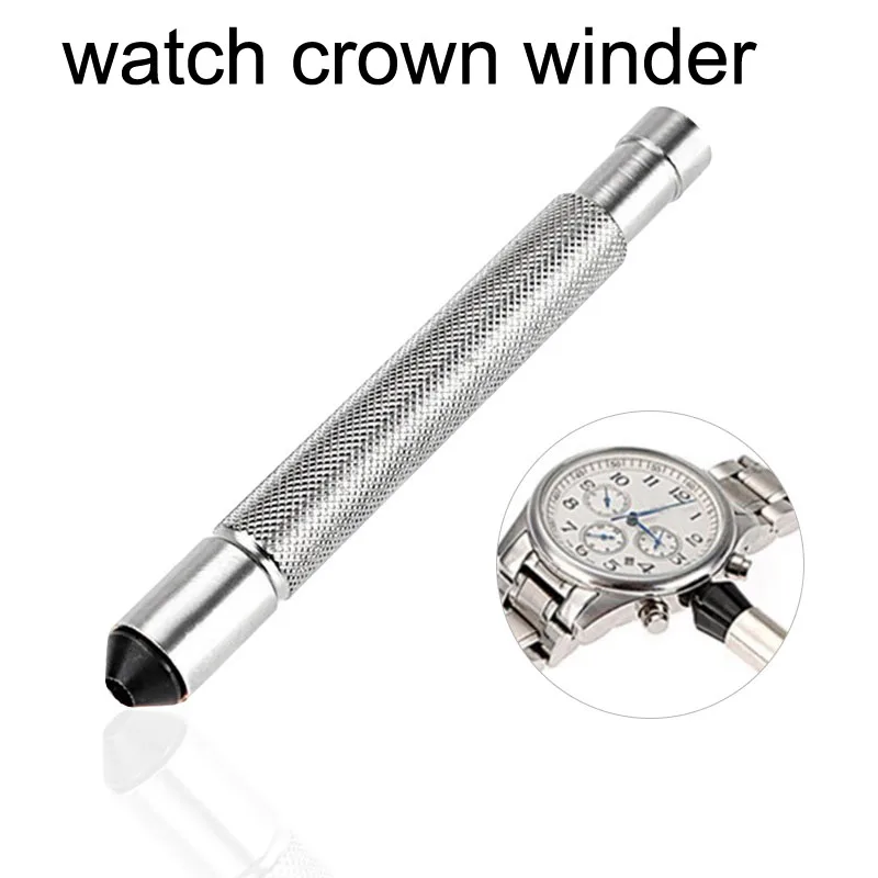 Alloy Watch Crown Winding Tool Manual Mechanical Easy Watch Crowns Winder 3mm to 5mm Watch Repair Tools