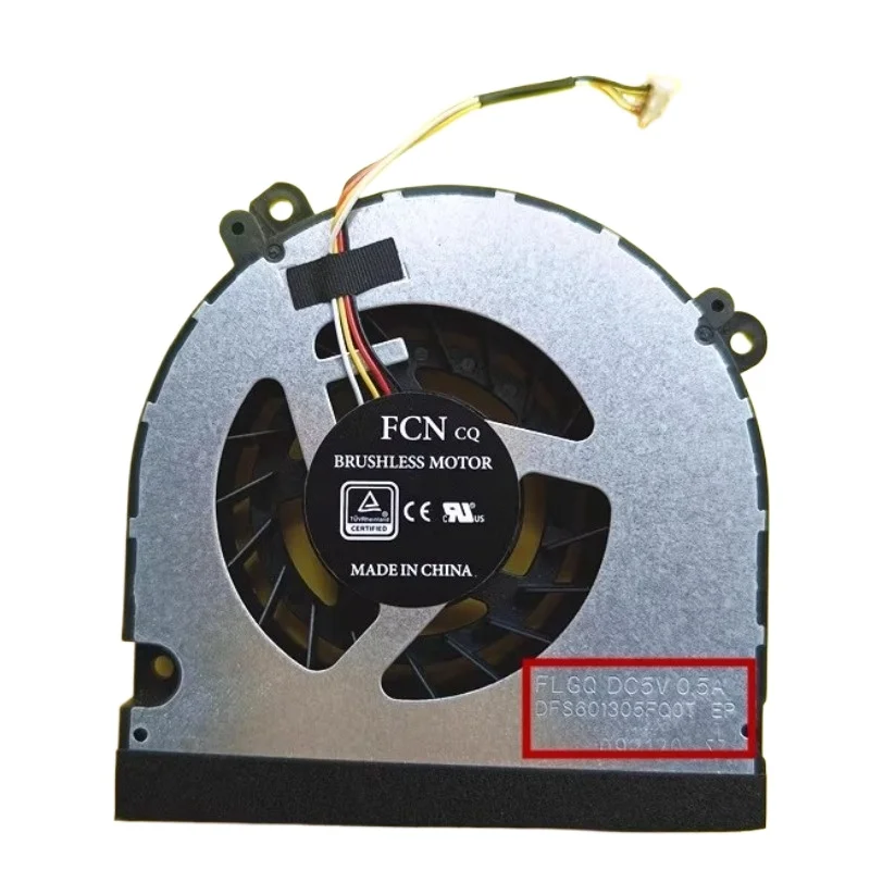

Original NEW CPU Fan for Hasee TX7 TX8 GX9 TX9 GX8 ZX7 ZX8 Tx7-ct5ds TX8-CA5DP TX9-CT5DK N960 N970 FLGQ Cooling Fan