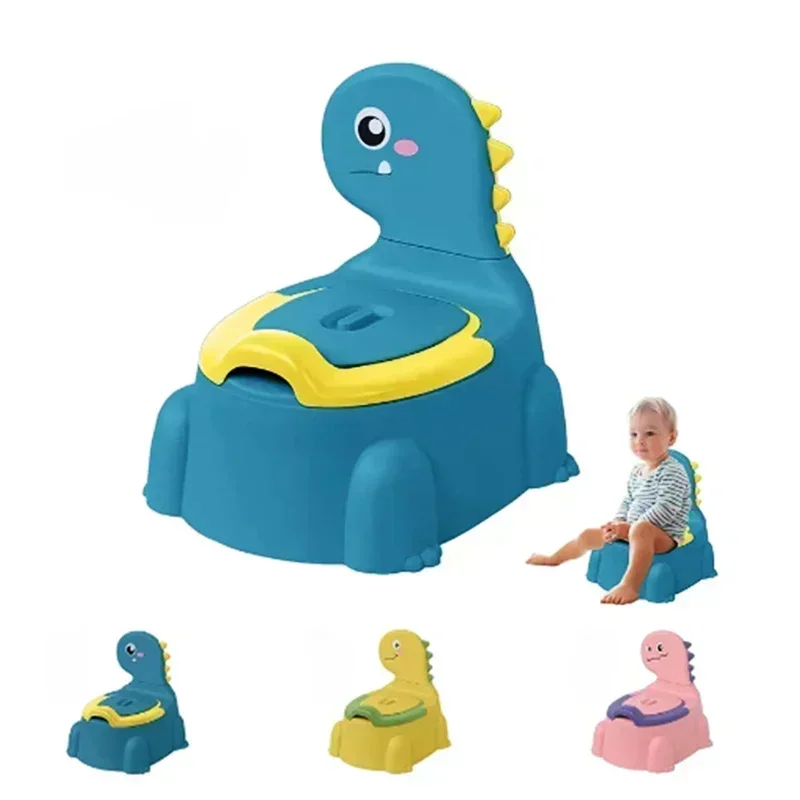 Kinder Toilettensitz Dinosaurier Toilette Junge und Mädchen Baby Toilette Haushalt Baby Großes Urinbecken Urin Eimer Baby Töpfchen Eimer