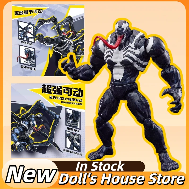 

BLOKEES Original Spider Man Venom Marvel CHAMPION CLASS Version Action Figure Joint Movable Assembled Movie Model Toys Gift