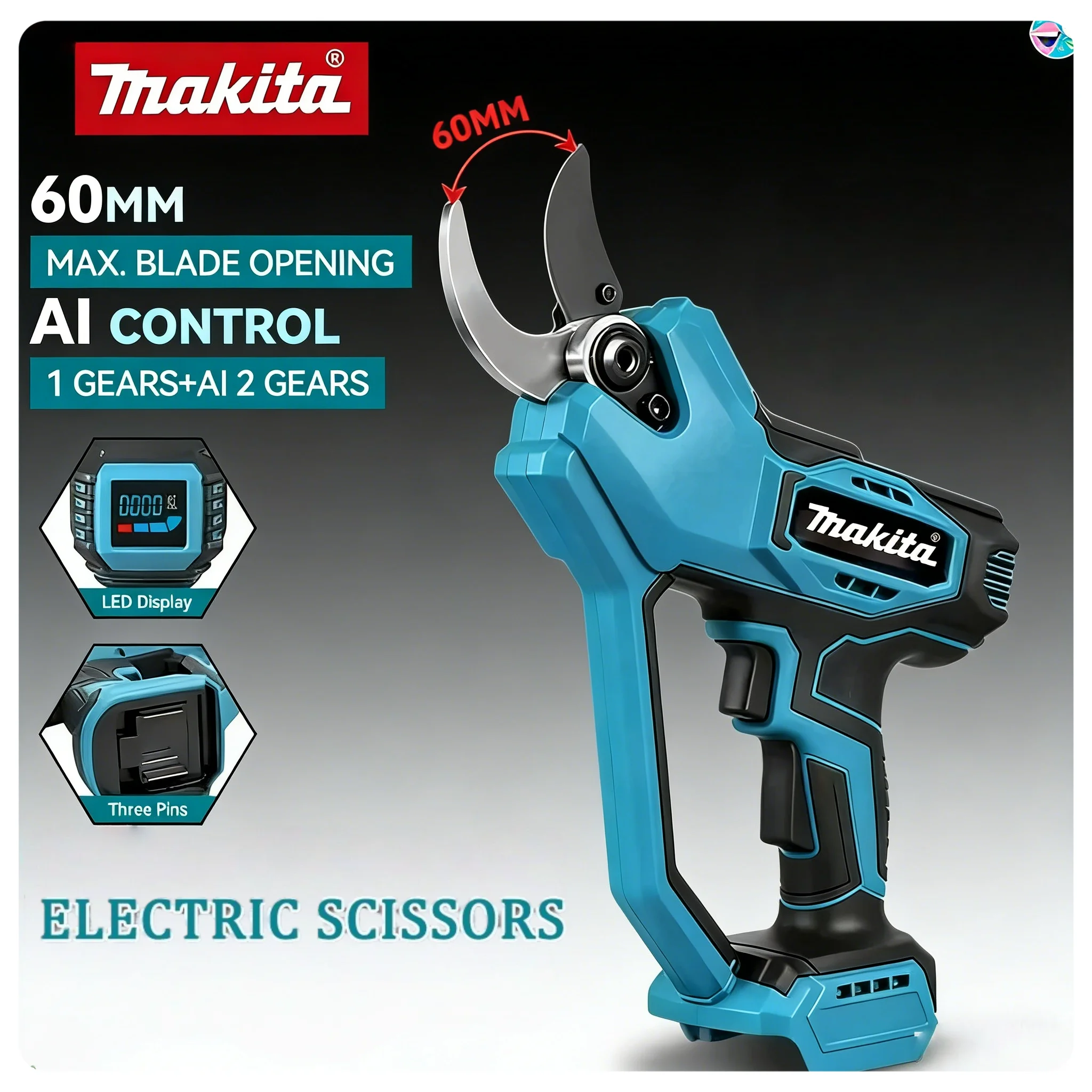 forbici-elettriche-per-potatura-senza-fili-makita-18v-2-velocita-per-bonsai-e-alberi-compatibili-con-batteria-makita