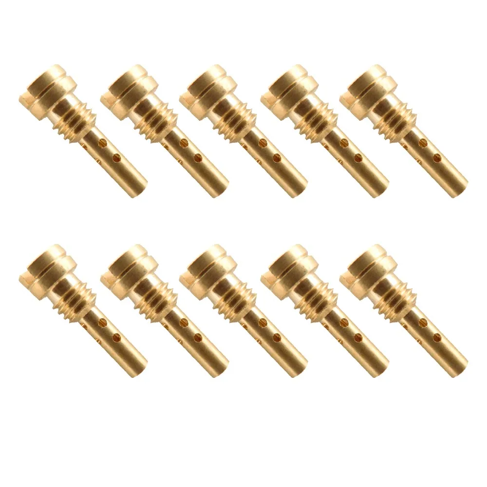 

10pcs Slow Pilot Jet 4.5X0.75mm Thread for Keihin Kawasaki CV CVK FCE FCR Carburetor N424-25 Injector Nozzle