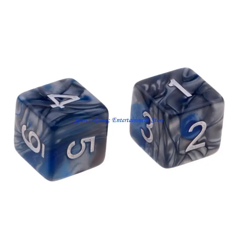 

G7NF 20 шт. 16 мм акриловые кубики многогранные 6-гранные D6 кубики для ролевых игр кубики-головоломки