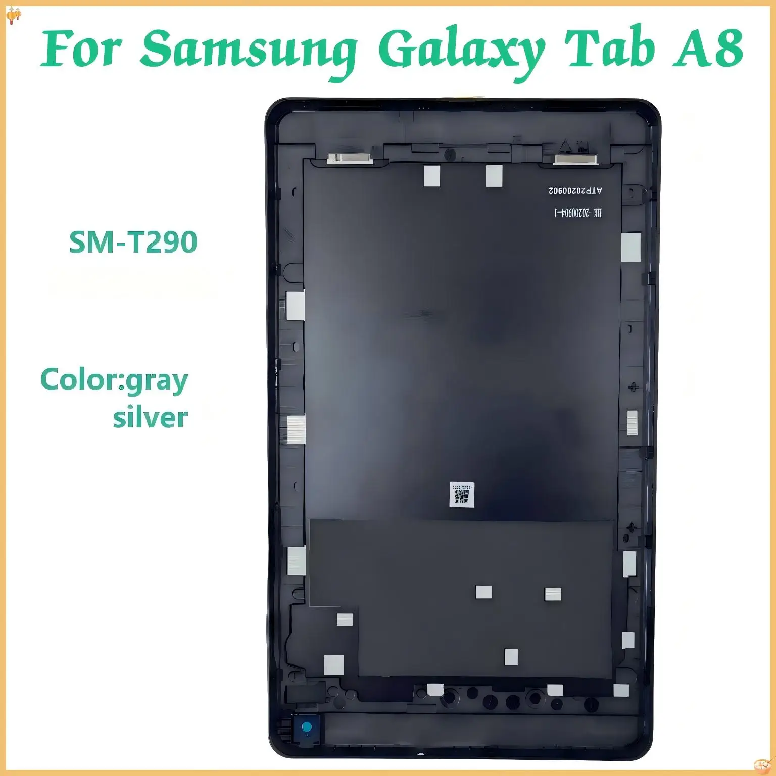 Carcasa Trasera AAA para Samsung Galaxy Tab A8 T290 SM-T290, Tapa de Batería, Accesorio de Repuesto