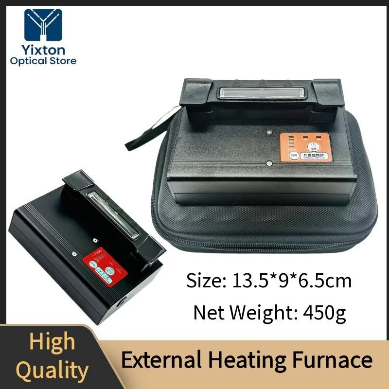 External Heating Furnace For Fiber Optic Fusion Splicer Supports Single-Core Heat-Shrink Sleeves ForBare Fibers 22second heating