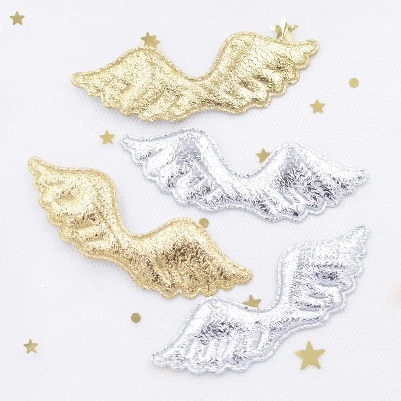 40Pcs Angel Wing Appliques Padded Patches for DIY Cartoon Character Animals Toy Headwear Bowknot Hairpin Decor Accessories