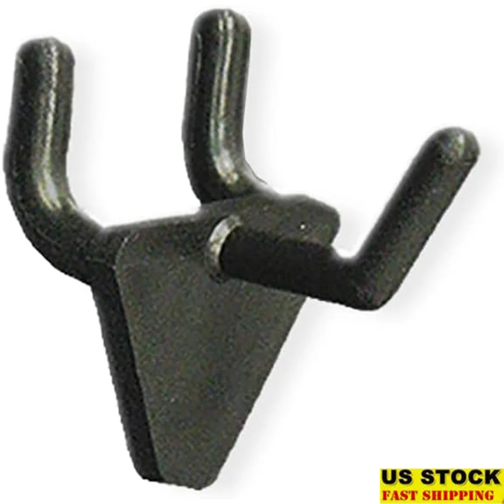 

1-Inch Plastic Hooks 50-Pack Wall Mount Home Organizers Storage Durable Black Plastic Great Hanging Items