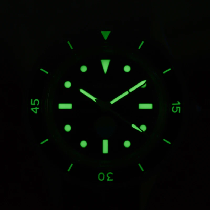 RDUNAE 2025 Neue mechanische Herrenuhr NH35A 40 mm leuchtendes Barracuda-Topfdeckelglas