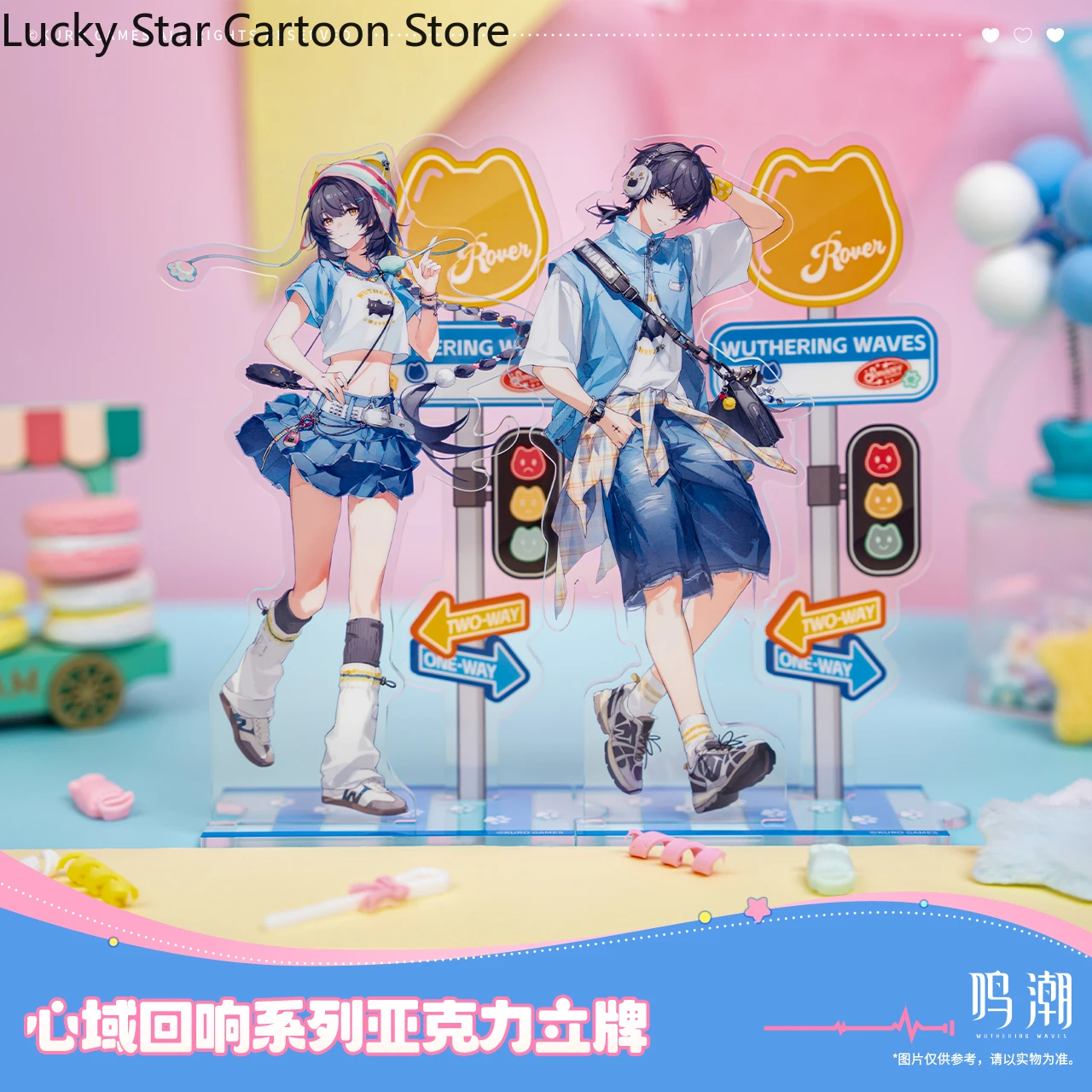 

Предпродажа, официальная грозовая волна, Rover Cartethyia Lupa Series, косплей, подарок на Хэллоуин, акриловая подставка, модель, декор, игра, стоячая игра