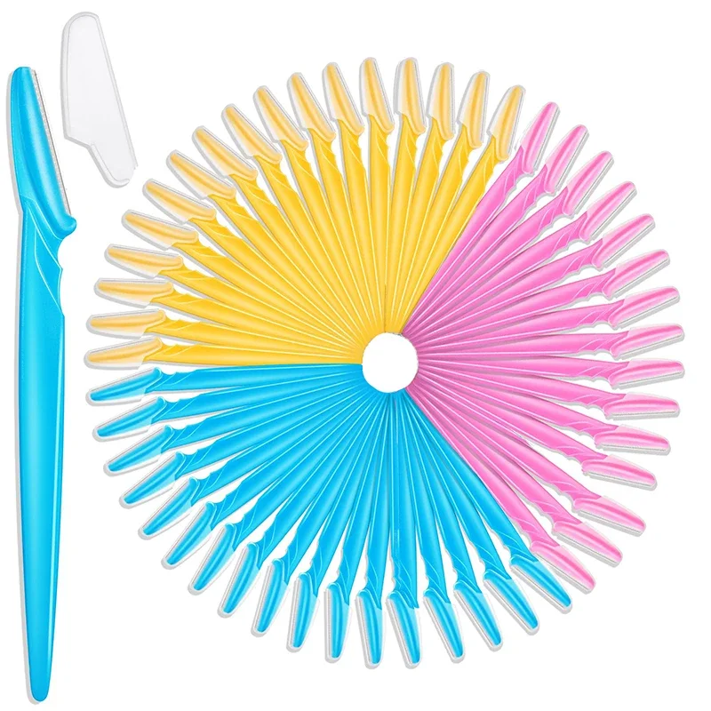 ポータブル顔かみそり眉毛脱毛眉毛トリマー刃シェーバー脱毛カッター安全かみそり女性メイク