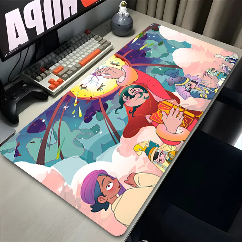 A Witch's Life in Mongol Mouse Pad Regular Gaming Mouse Pad Available Size Office Mouse Pad Laptop Desk Mat Lock Edge Mousepad