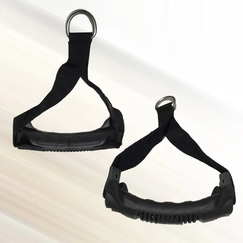 

2pcs Elastic Rope Handle Durable for Gym Biceps Triceps Training Bodybuilding Accessories Fitness D Cord Equipment