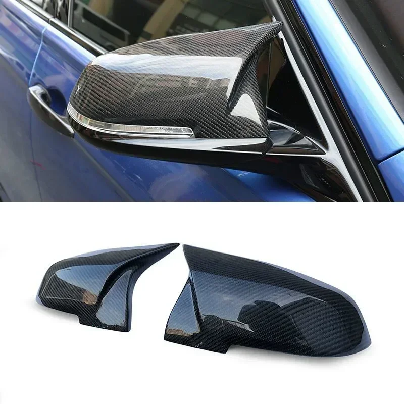 For BMW 1 2 3 4 Series F20 F30 F31 F32 F36 2012 - UP 320i 328i 330d 335i M3 M4 Look Replacement style Carbon Fiber Mirror Cover