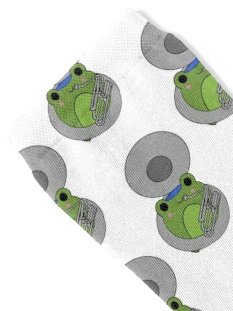 Marching Sousaphone Froggie Socks