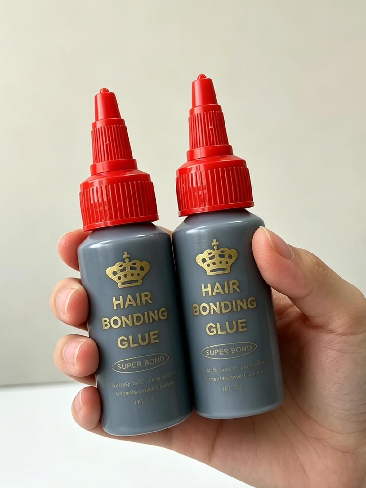 

Wig Adhesive Seam Hair Stick-On 1 Oz/2 Oz/4 Oz Hair Extension Glue for Synthetic Wig And Hair Weave Attachment