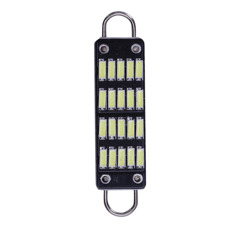 Żarówka girlandy Led jasna biała 44Mm, sztywna pętla 20 Smd 1.73 Cal wewnętrzna mapa Led 561 562 567 564, opakowanie 4 sztuki