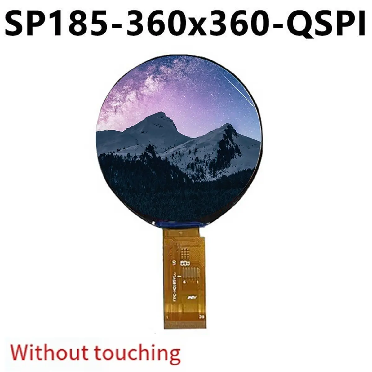 HDL EchoEar 1.85 Inch Round Touchscreen for EchoEar ESP32 S3 AI Development Board DIY IoT Smart Watch Project A