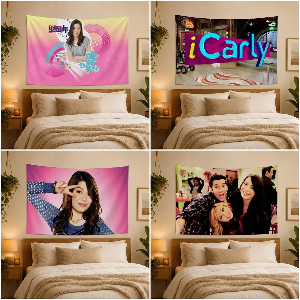 ICarly Tapestry Wall Hanging Bohemian Wall Tapestries Mandala Home Decor For Living Room Bedroom Dorm