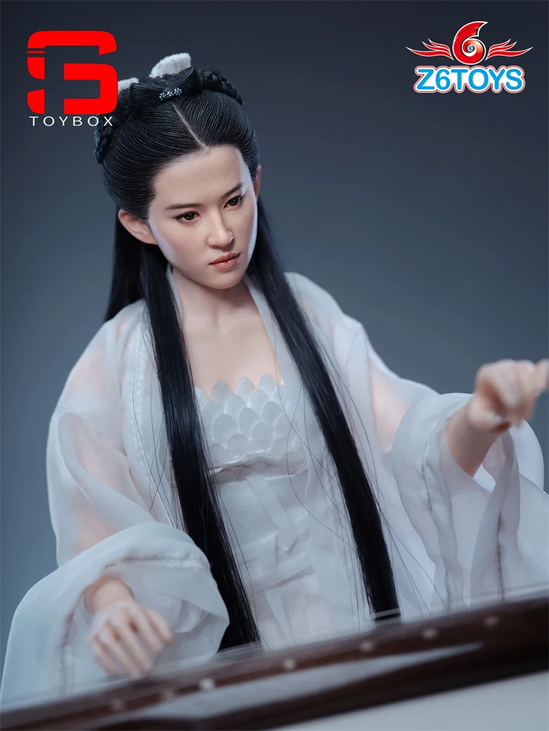 Z6TOYS Z006 1/6 스케일 Yifei 머리 조각 고대 크리스탈 리우 머리 조각 모델 맞는 12 인치 여성 군인 액션 피규어 바디