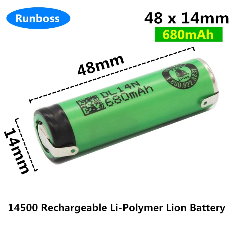 

New 680mAh Li-ion Battery For Philips Shaver Razors RQ1275 RQ1295 RQ1296 RQ1250X RQ1260X RQ370 RQ371 AT798 RQ1275 RQ1285 RQ1286