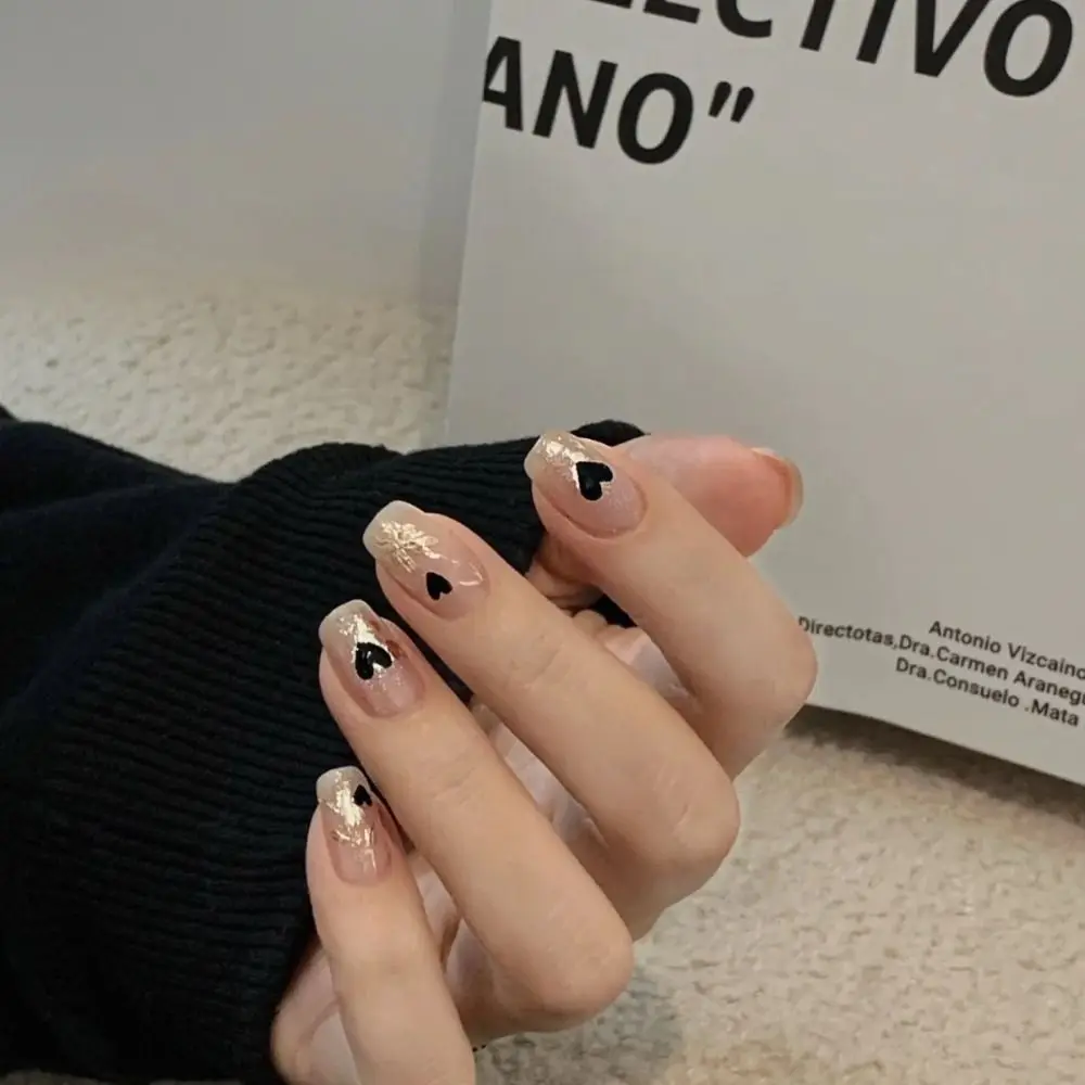 6-Grid Polka Dot Hearts Glitter Nail Accessories Five-pointed Star Colorful Sequins Nail Decorations Minimalist DIY Nail Charms