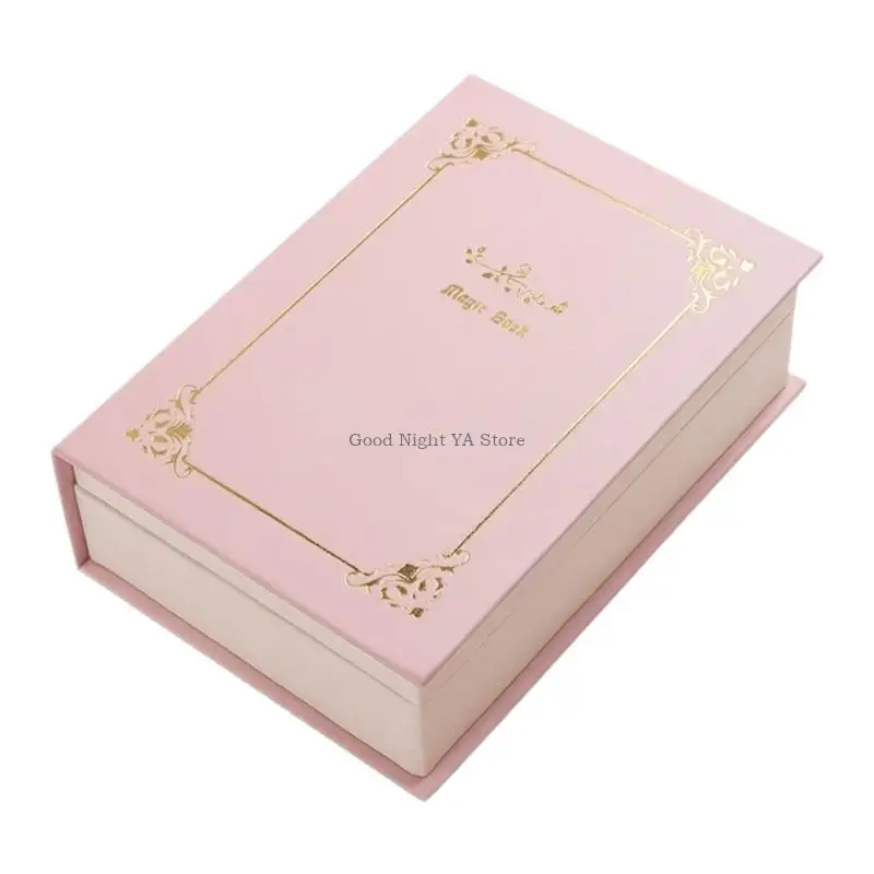  Versatile PU Jewelry Storage Solution Book With Spacious Sections for Women and Girls Travel Jewelry Case