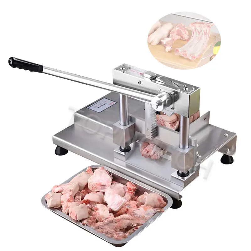 Manual Bone Cutting Machine Ribs Lamb Chops Cartilage Jerky Chicken Herb Cutter Meat Slicer