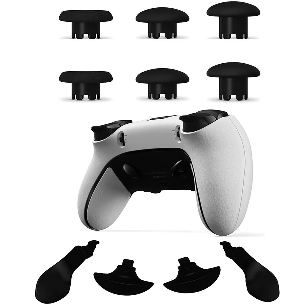 PS5 Edge 컨트롤러 아날로그 조이스틱 용 10in1 교체 액세서리 부품, PS5 Dualsense-Edge 컨트롤러 패들 용 썸 스틱