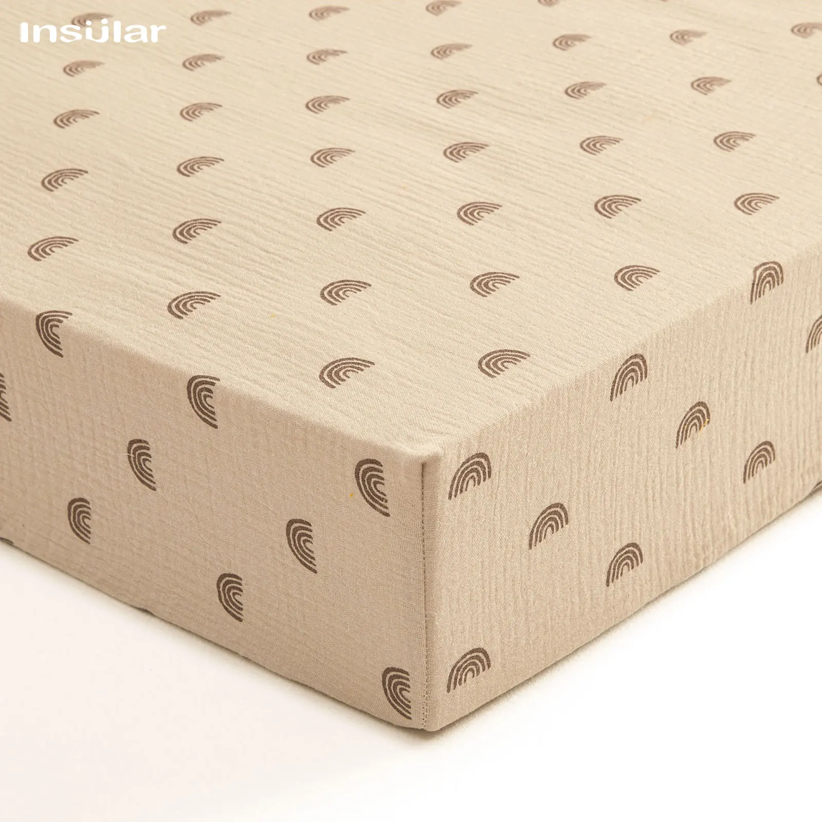 130cm*70cm 100% Cotton Crib Fitted Sheets Soft Baby Bed Mattress Covers Printed Newborn Infant Bedding Set Kids Mini Cot Sheet