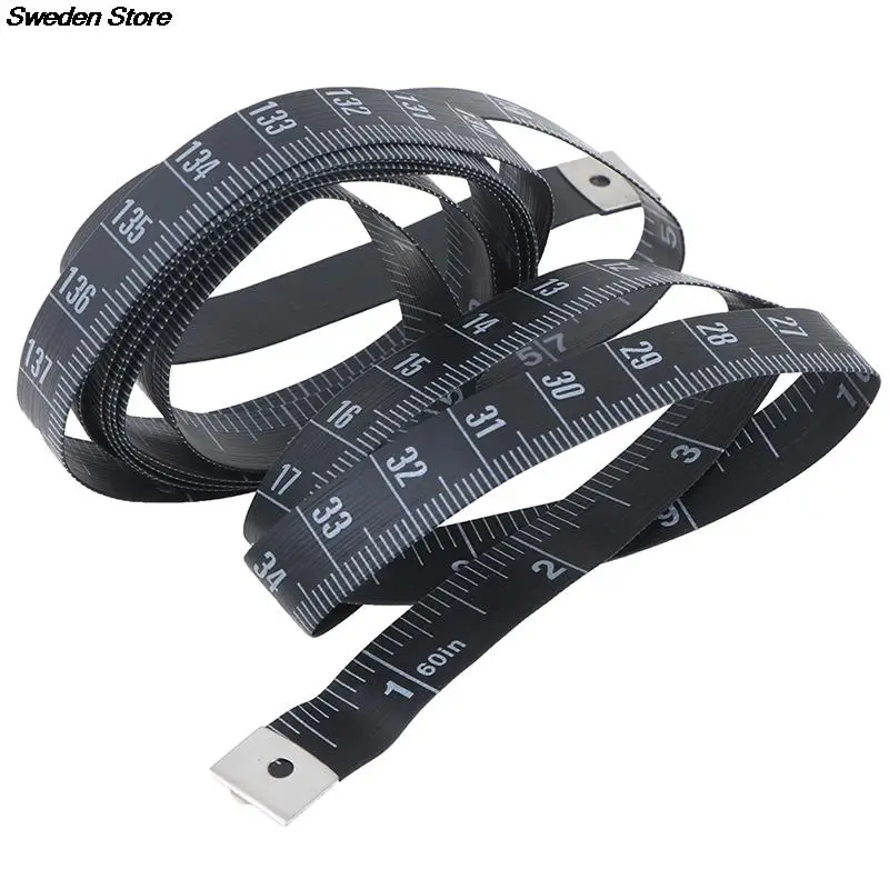 1.5M Sewing Ruler Meter Sewing Measuring Tape Body Measuring Ruler Sewing Tailor Tape Measure Soft Black