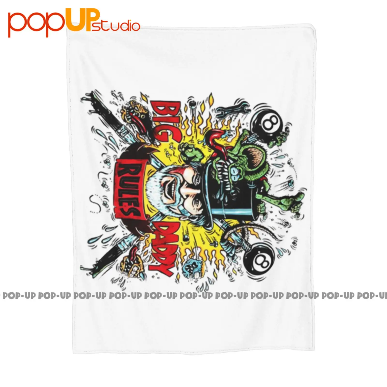 Men'S Ed Roth Rat Fink Big Daddy Rules Ultra-Soft Blanket Quilt Winter Sofa Cover Bed Covers