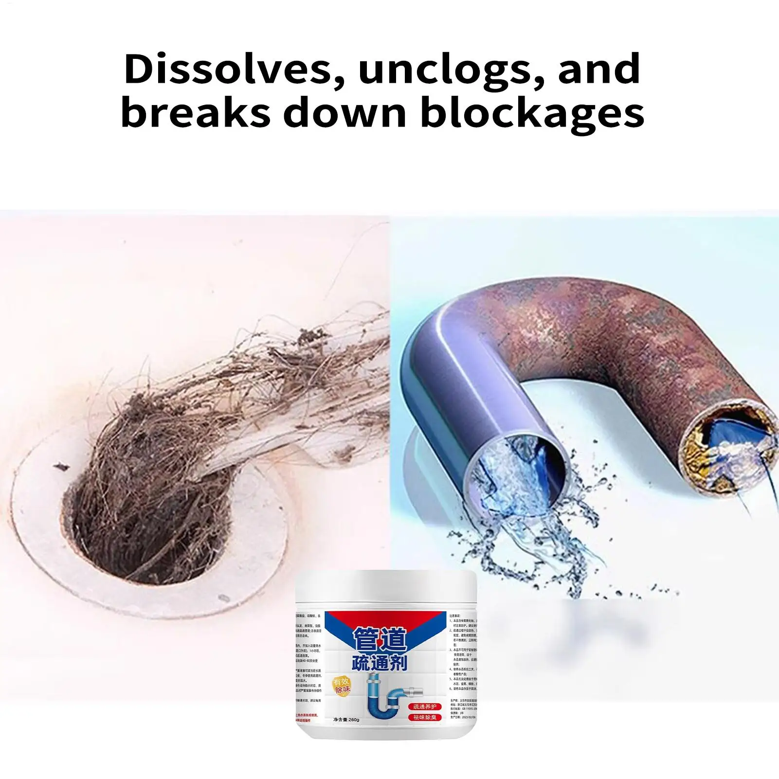 Drain Clog Remover Pipeline Dredging Cleansing Sink Hair Clog Remover For Homeowners Plumbers Renters Restaurants Home Office