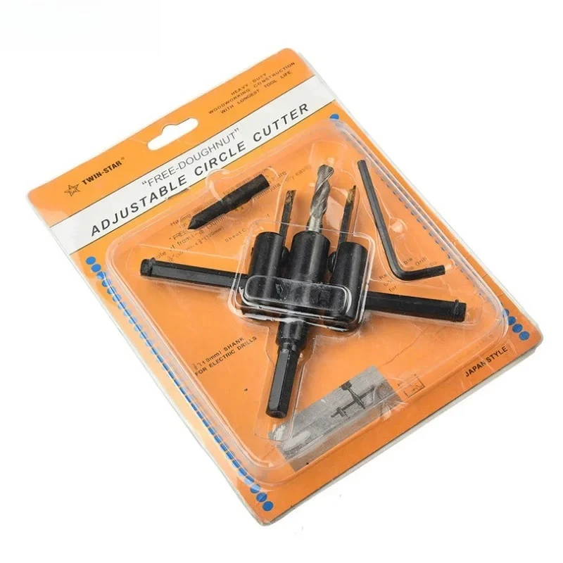 120/200/300 مللي متر قابل للتعديل دائرة ثقب القاطع الخشب دريوال مثقاب الخشب المنشار شفرة تقطيع مستديرة نوع الطائرات لتقوم بها بنفسك أداة