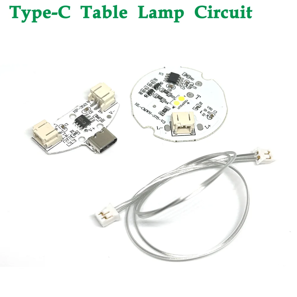 Lampa stołowa typu C płytka USB ładująca trzy koła zębate bezstopniowa led lampka nocna moduł sterujący z pilotem