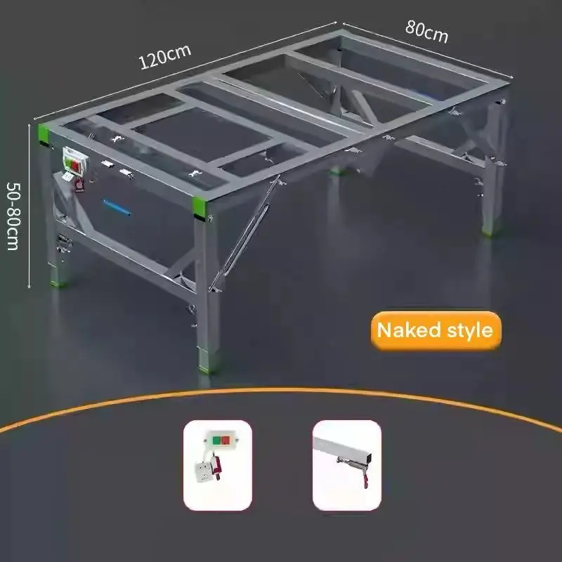 Multifunctional Woodworking Workbench Portable Folding Workbench  Woodworking Saw Table Telescopic Removable Manual Tool