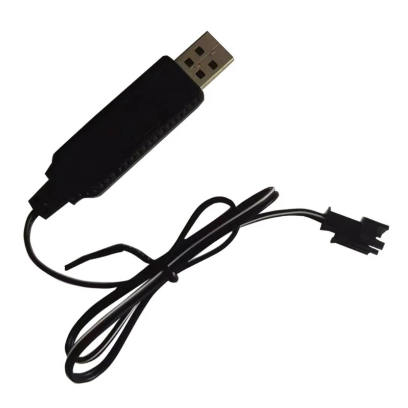 

2Pin Plug USB Charging Cable Cord Line 3.7V Charger Plug Remote Toys for 18650 Battery Remote Car Vehicles Power Supply