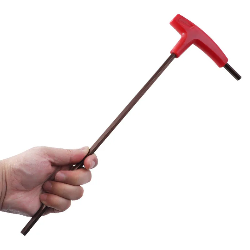 Imagem -05 - Hexagon Allen Keys Hand Tool Grupo tipo Extra Longo 400 mm T-handle Chave Hexagonal Cabeça Chata Soquete Hexagonal Chave de Fenda 1pc