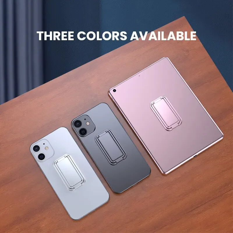 المعادن العالمي البنصر حامل هاتف دعامة حامل حامل هاتف صغير 360 درجة الدورية للهاتف المحمول وسادة الظهر ملصق