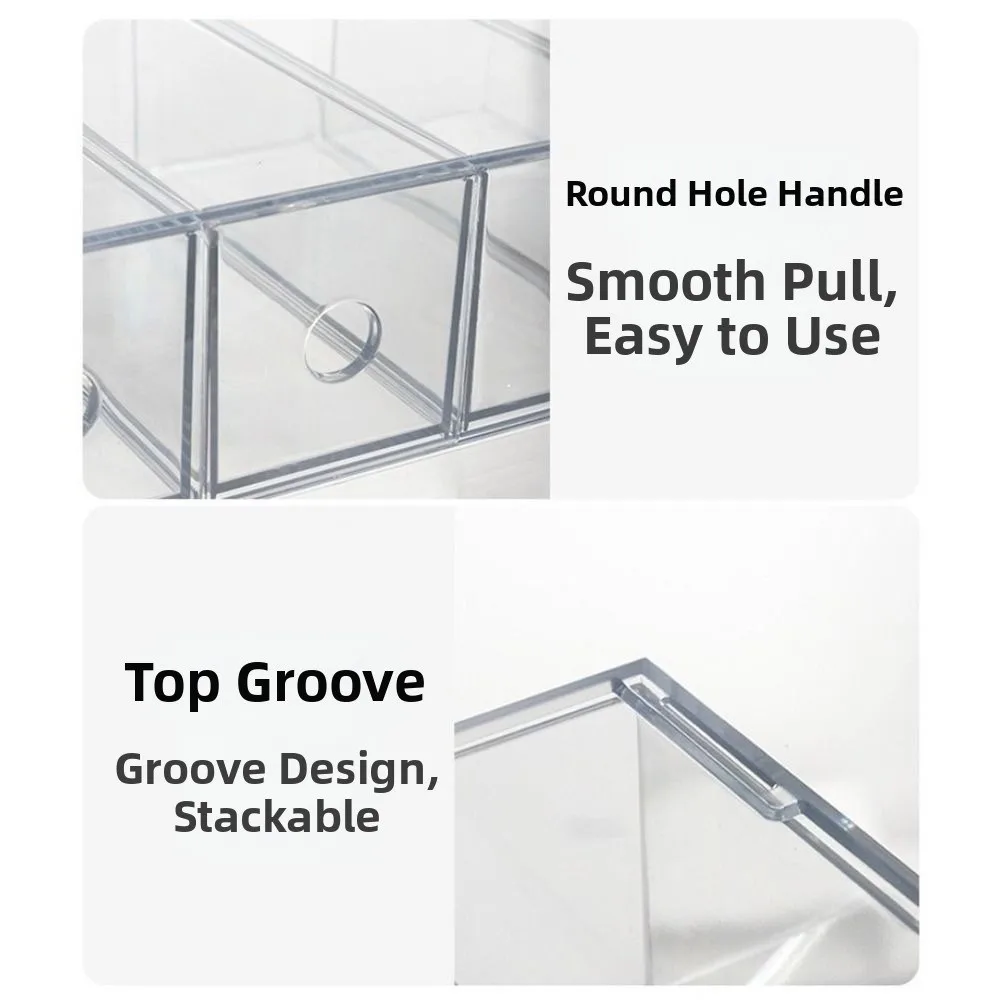 

Портативный прозрачный ящик для хранения канцелярских принадлежностей, штабелируемый вертикальный пластиковый ящик-органайзер, пыленепроницаемый 4-слойный держатель для карандашей, разные