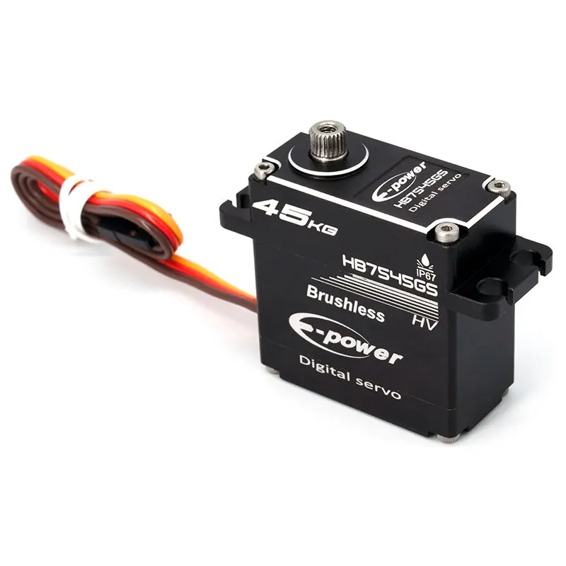 E-POWERRC 45KG Servo Brushless 180 270 Custodia in alluminio Impermeabile Digitale Metal Gear HV Coreless per 1/8 RC Crawler Parti di automobili giocattolo