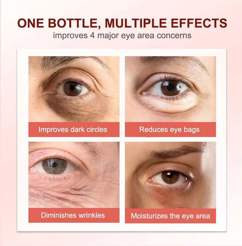 AUQUEST Eye Bags Dark Circles Eye Cream Under Eye Skin Care Caffeine Brightening Peptide Firming Eye Care Beauty Cream Products