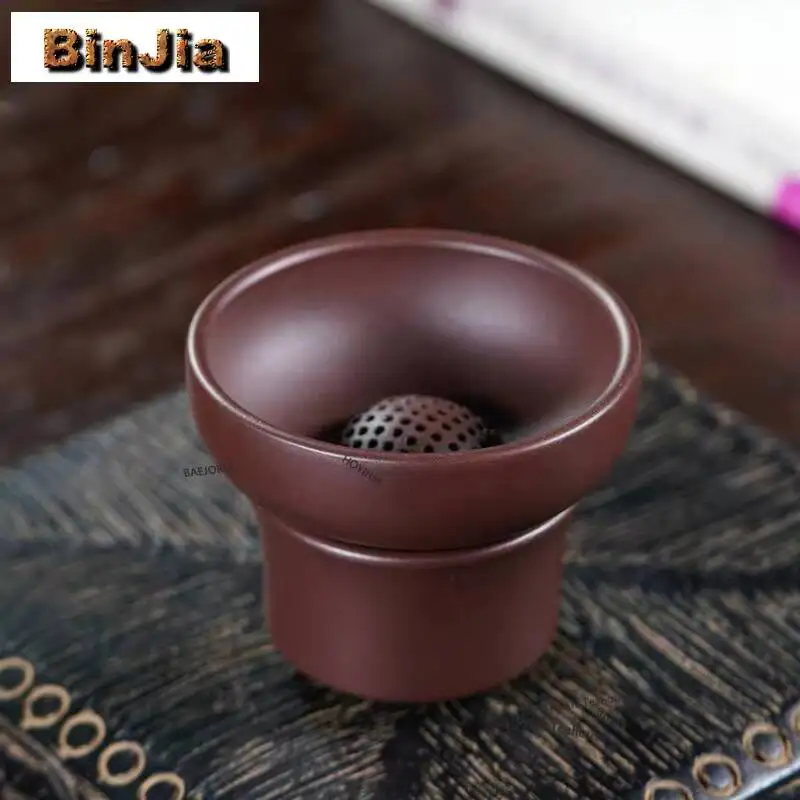 Yixing Zisha Tea Separator Infusor Vintage Tea Strainer Dispenser Household Tea Maker Tea Filter Chinese Tea Set Decoration Gift